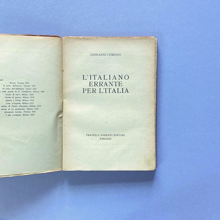L'italiano errante