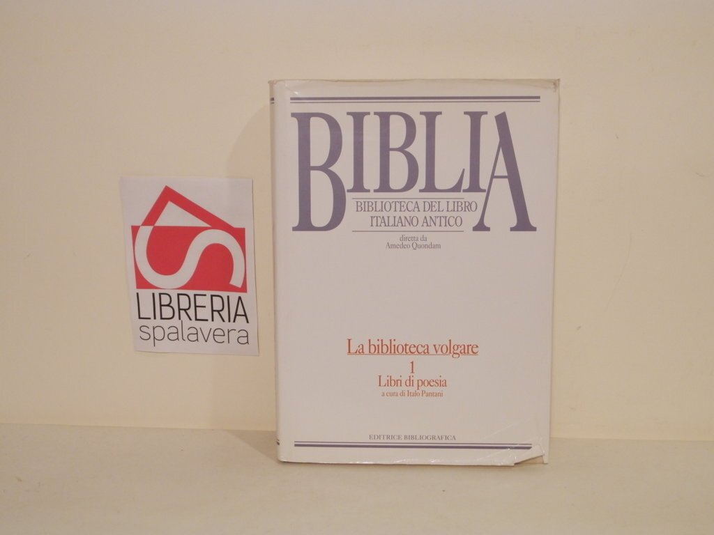 La biblioteca volgare. Libri di poesia