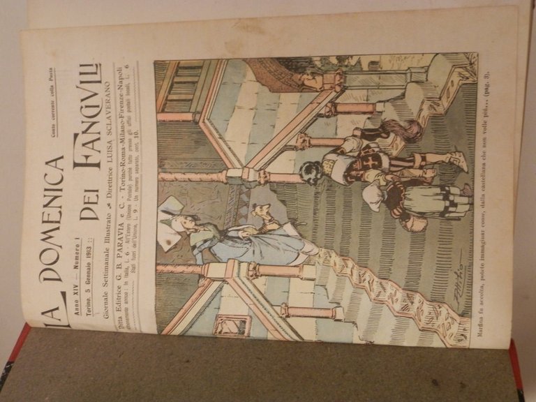 La domenica dei fanciulli. Giornale settimanale illustrato. 1913. Annata Completa.