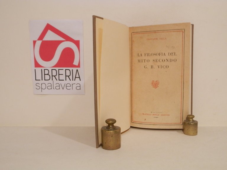 La filosofia del mito secondo G. B. Vico
