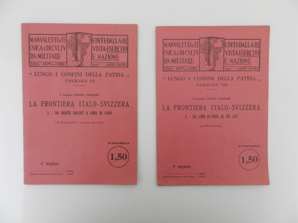 La frontiera Italo-Svizzera. 1^ Da Monte Dolent a Cima di …