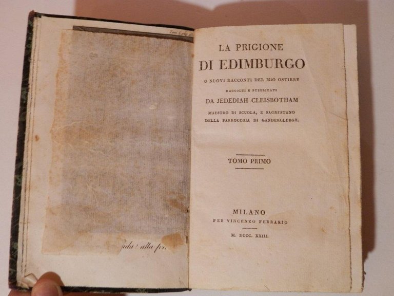 La prigione di Edimburgo o Nuovi racconti del mio ostiere …