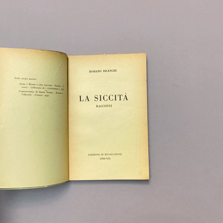 La siccità. Racconti