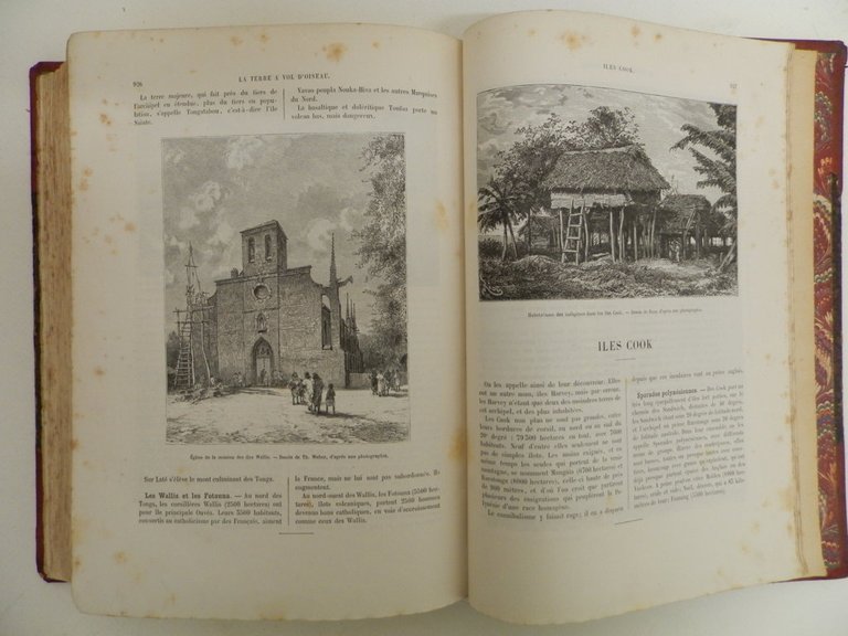 La terre a vol d’oiseau. Ouvrage contenant 10 cartes et …