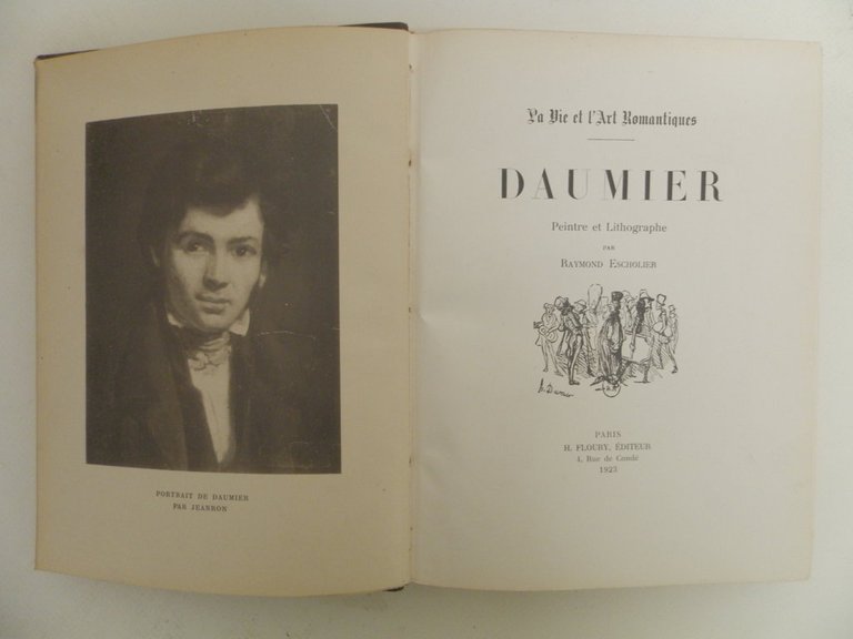 La vie et l'art Romantiques. Daumier. Peintre et litographe.
