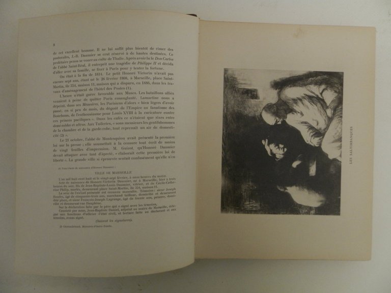 La vie et l'art Romantiques. Daumier. Peintre et litographe.
