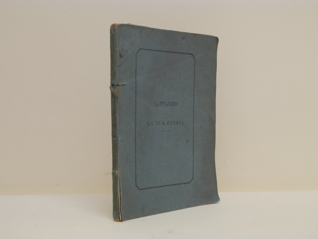 Lattanzio e la sua patria