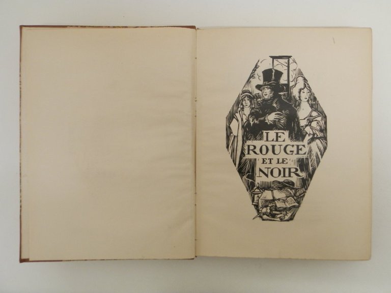 Le rouge et le noir. Chronique du XIX siècle orné …