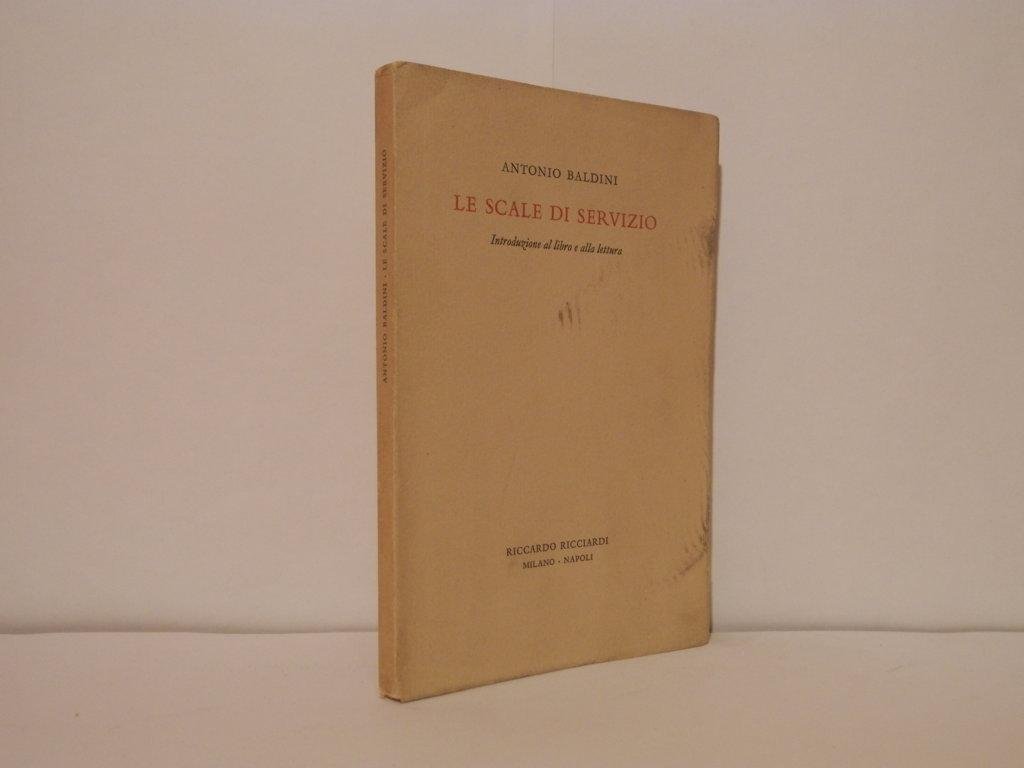 Le scale di servizio. Introduzione al libro e alla lettura