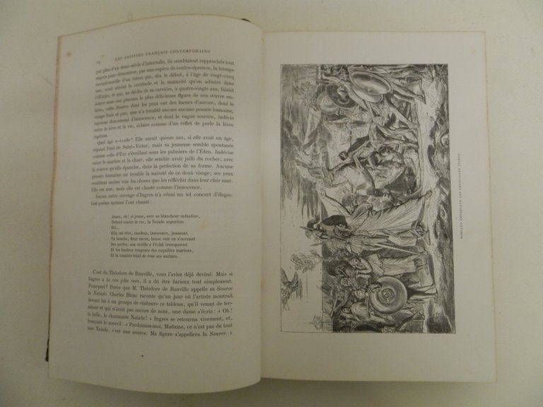 Les artistes francais contemporains. Peintres – Sculptures. Illustré de 10 …