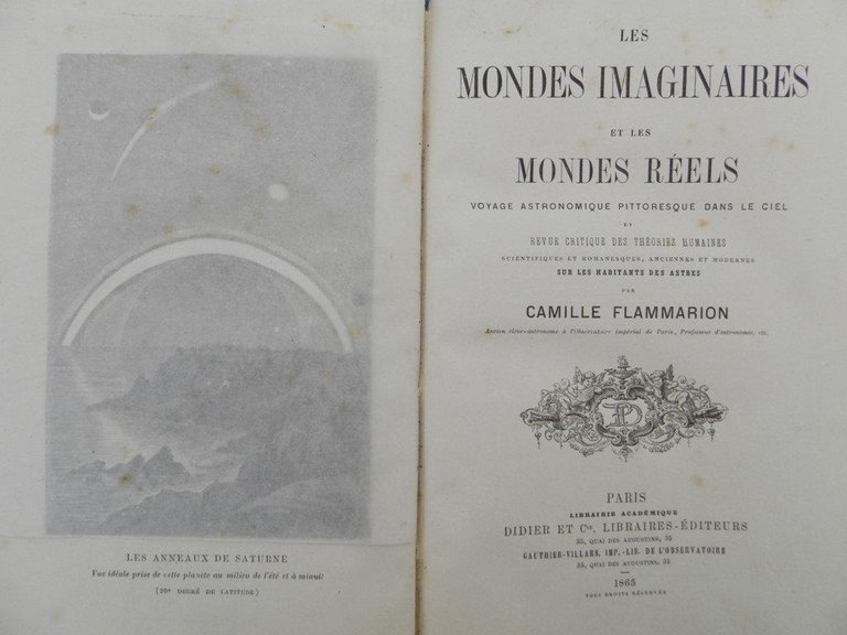 Les mondes immaginaires et les mondes réels. Voyage astronomique pittoresque …