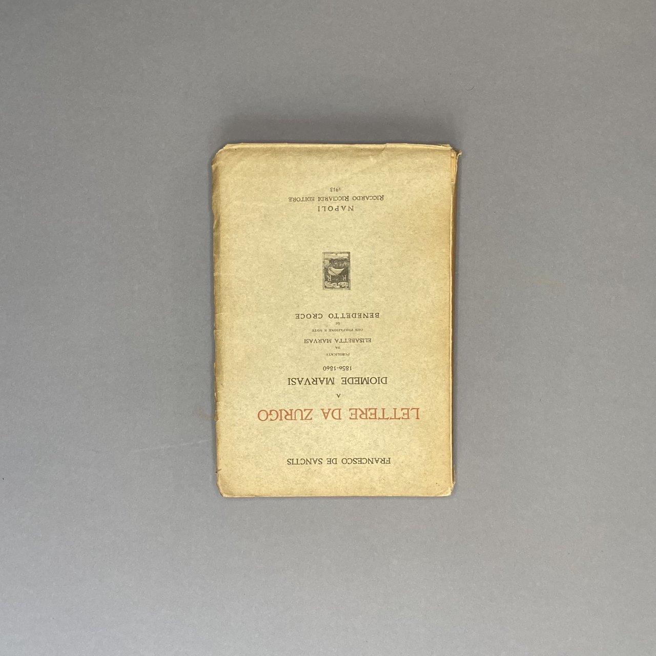 Lettere da Zurigo a Diomede Marvasi 1856-1860. Pubblicate da Elisabetta …