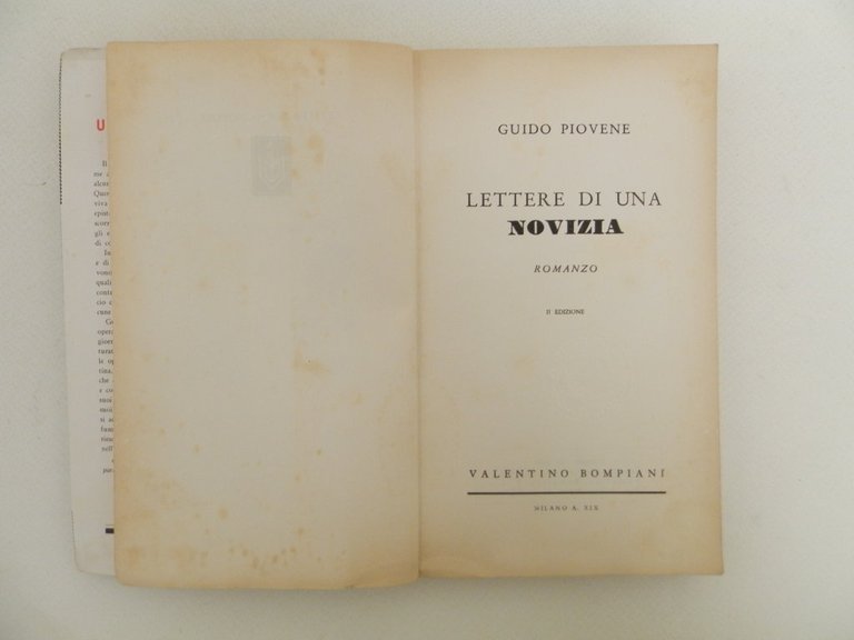 Lettere di una novizia