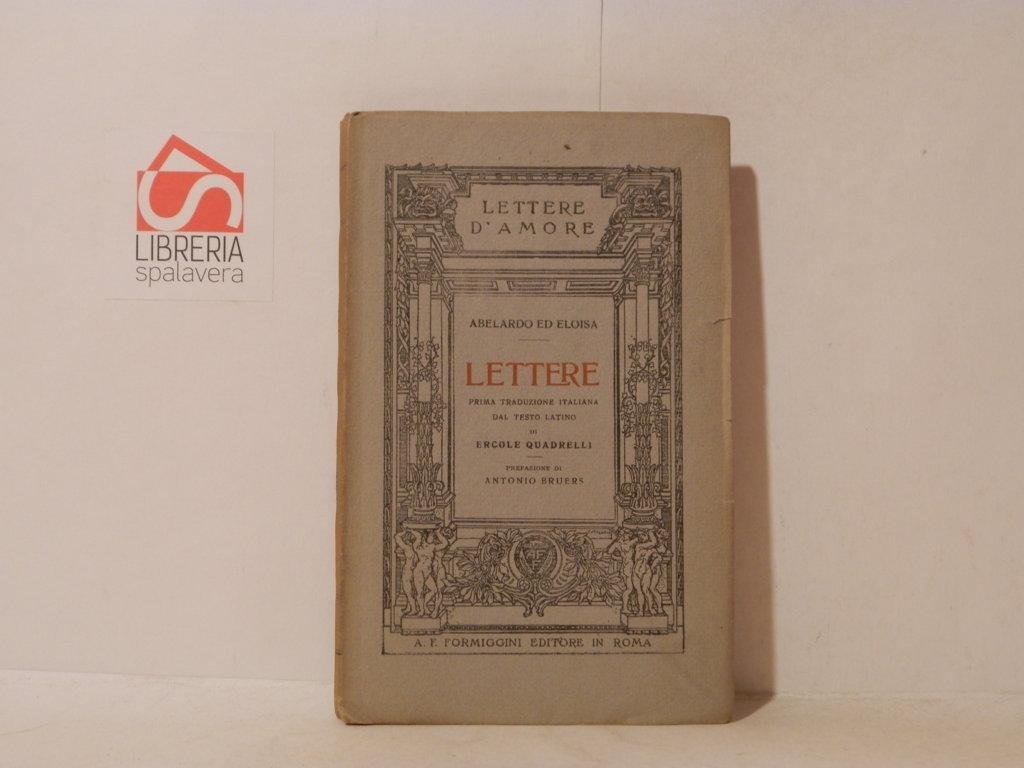 Lettere. Prima traduzione italiana dal testo latino