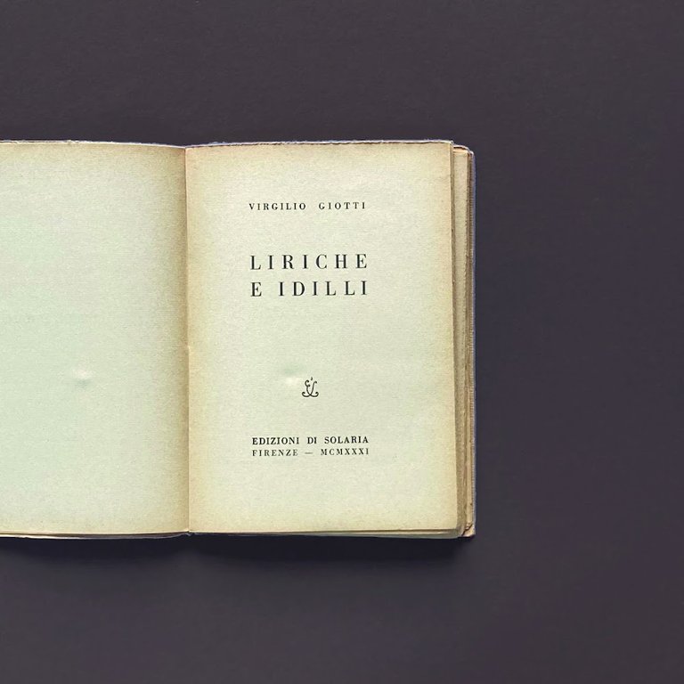 Liriche e idii