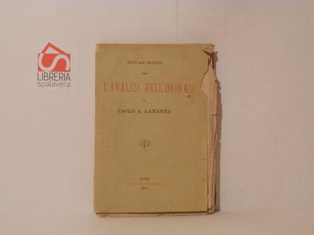 Manuale pratico per l'analisi dell'orina