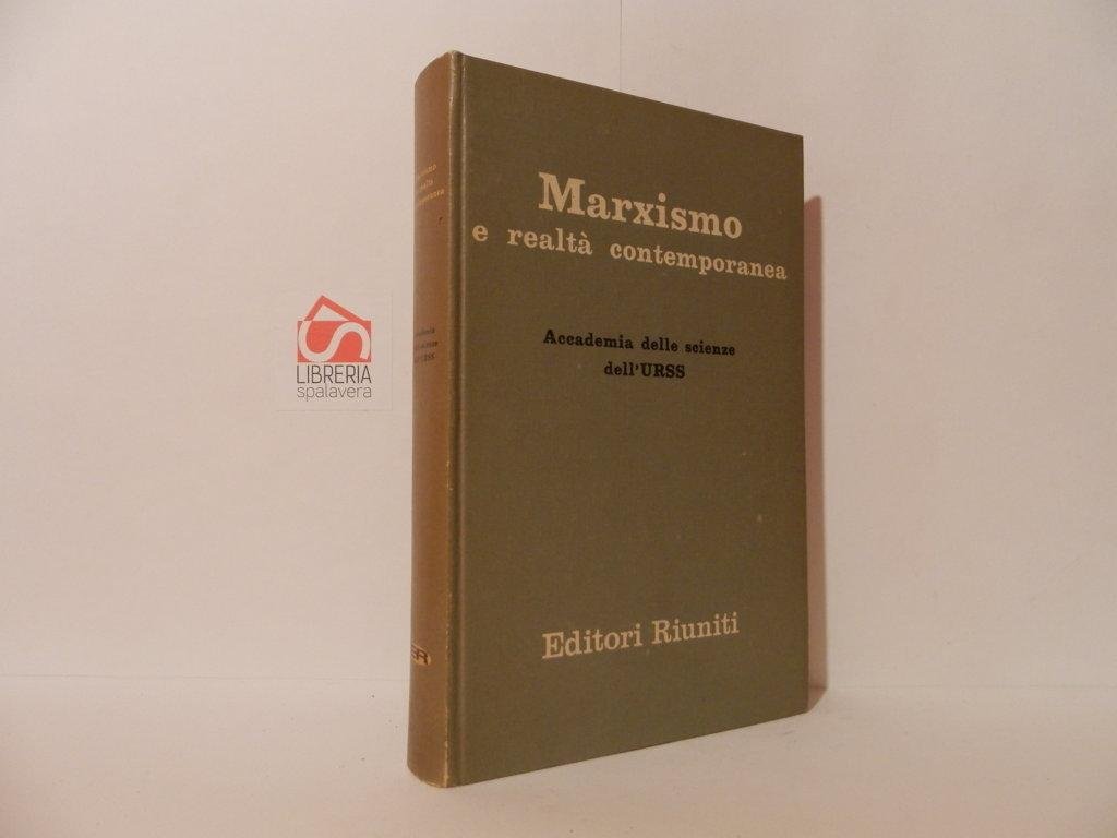 Marxismo e realtà contemporanea. Accademia delle scienze dell'URSS