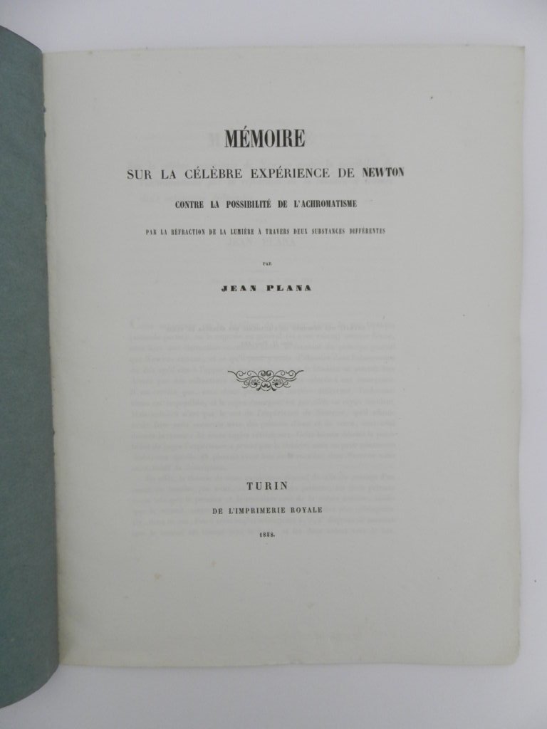 Mémoire sur la célèbre expérience de Newton contre la possibilité …