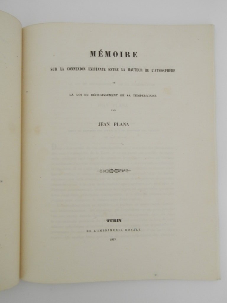 Mémoire sur la connexion existante entre la hauteur de l'atmosphère …