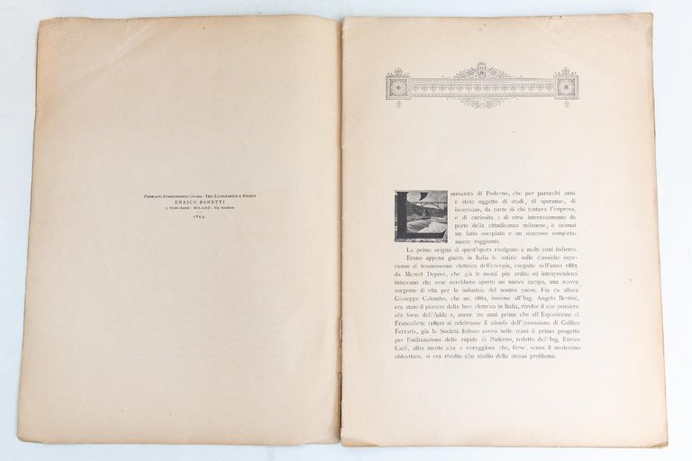 Note sui Nuovi Impianti della Società Generale Italiana Edison di …
