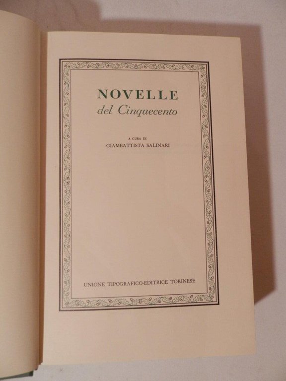 Novelle del Cinquecento