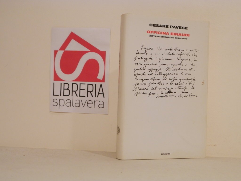 Officina Einaudi: Lettere Editoriali dal 1940 al 1950 | Immagine principale