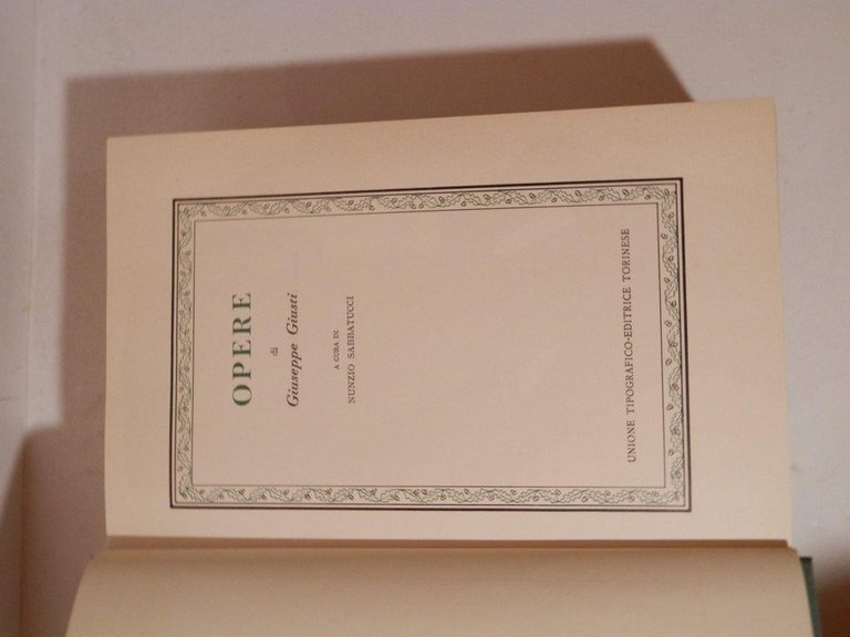 Opere di Giuseppe Giusti