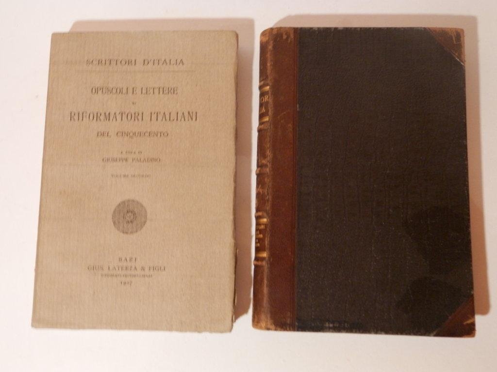 Opuscoli e lettere di riformatori italiani del Cinquecento