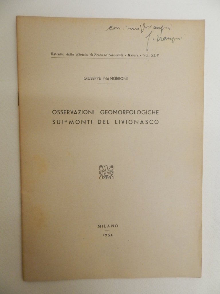 Osservazioni geomorfologiche sui monti di Livignasco