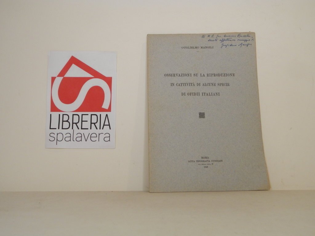 Osservazioni su la riproduzione in cattività di alcune specie di …