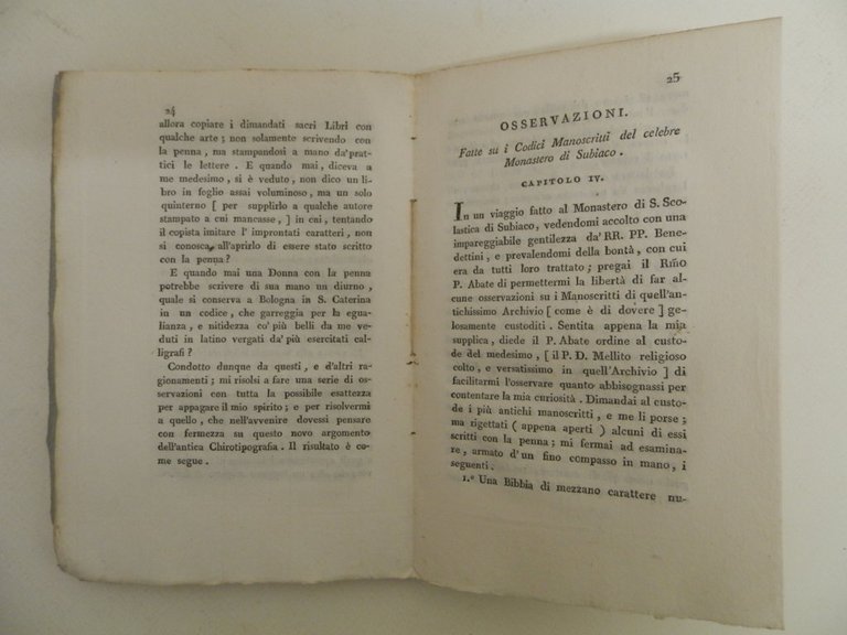 Osservazioni sulla chirotipografia ossia antica arte di stampare a mano