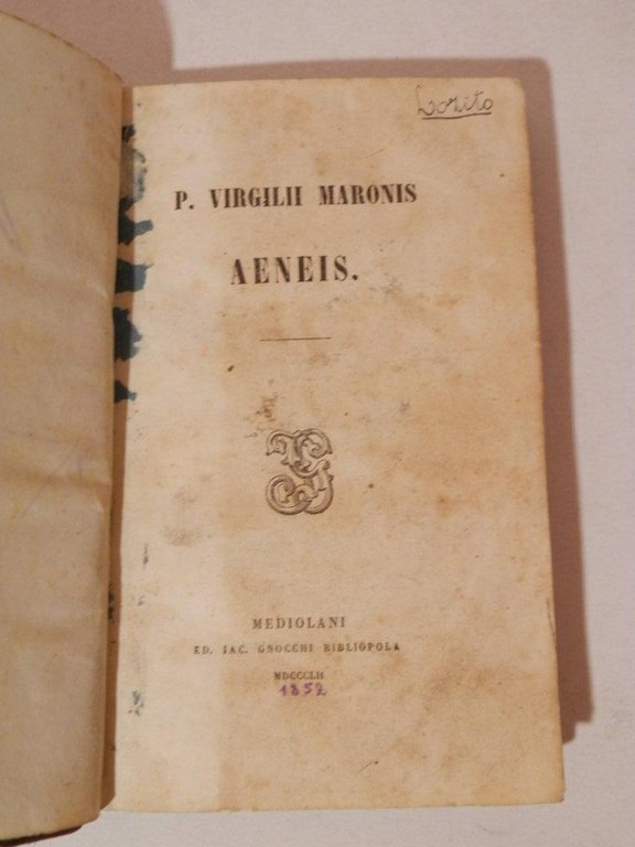 P. Virgilii Maronis. Aeneis