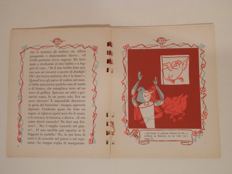 Pinocchio e le sue disgrazie con disegni animati. Terza puntata.