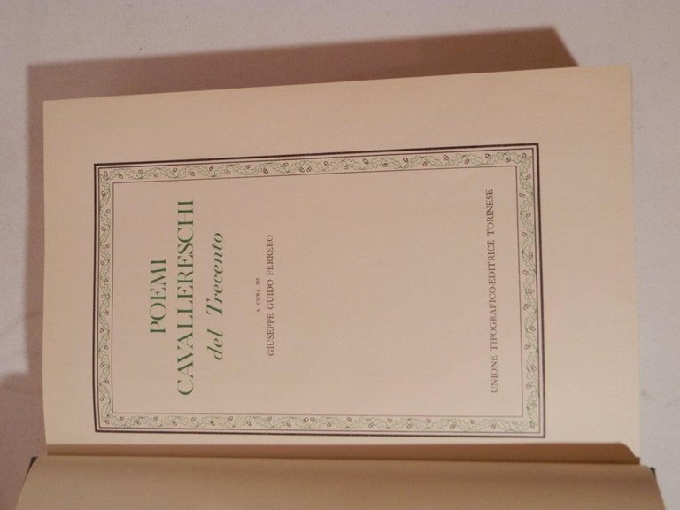 Poemi cavallereschi del Trecento