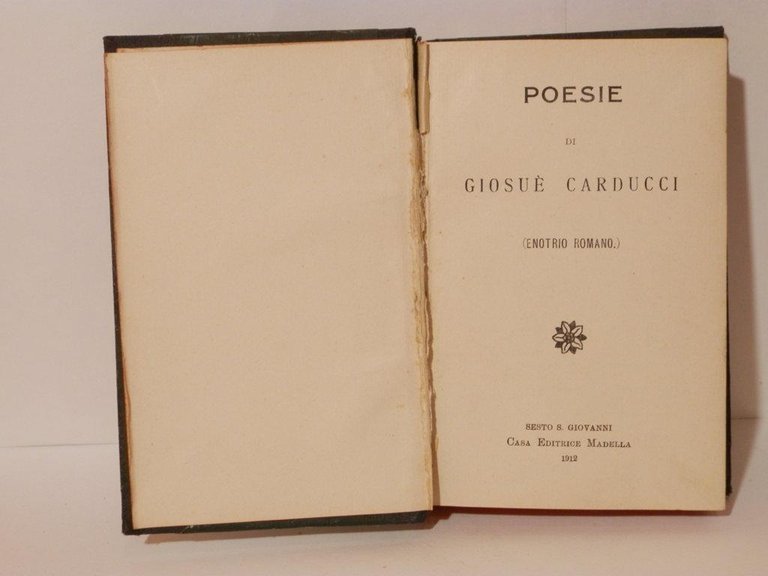 Poesie di Giosué Carducci. Enotrio Romano