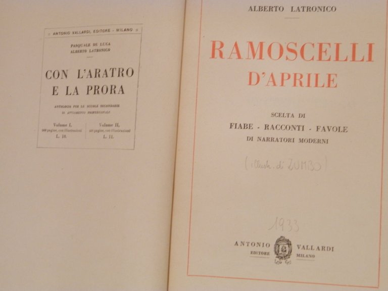 Ramoscelli d'aprile : Scelta di fiabe, racconti, favole di narratori …