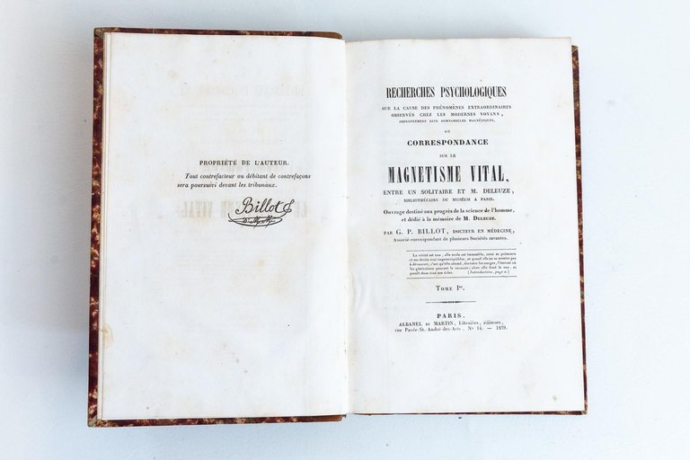 Recherches psychologiques sur la cause des phenomenes extraordinaires observes chez …