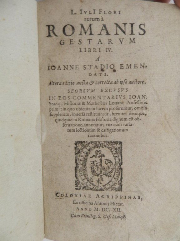 Rerum à Romanis gestarum libri IV. A Ioanne Stadio emendati. …