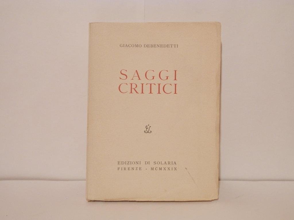 Saggi Critici | Immagine principale