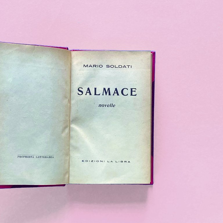 Salmace. Novelle