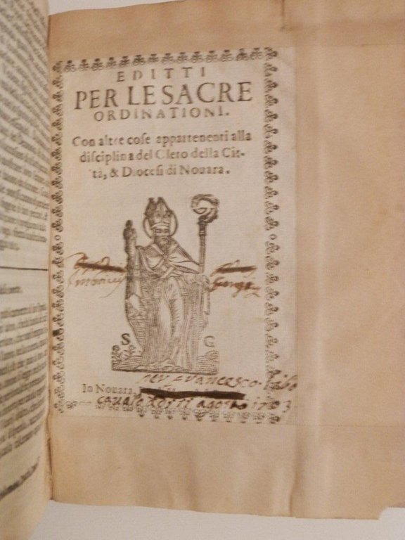 Scritti publicati da mons. reverendiss. D. Carlo Vescovo di Novara …