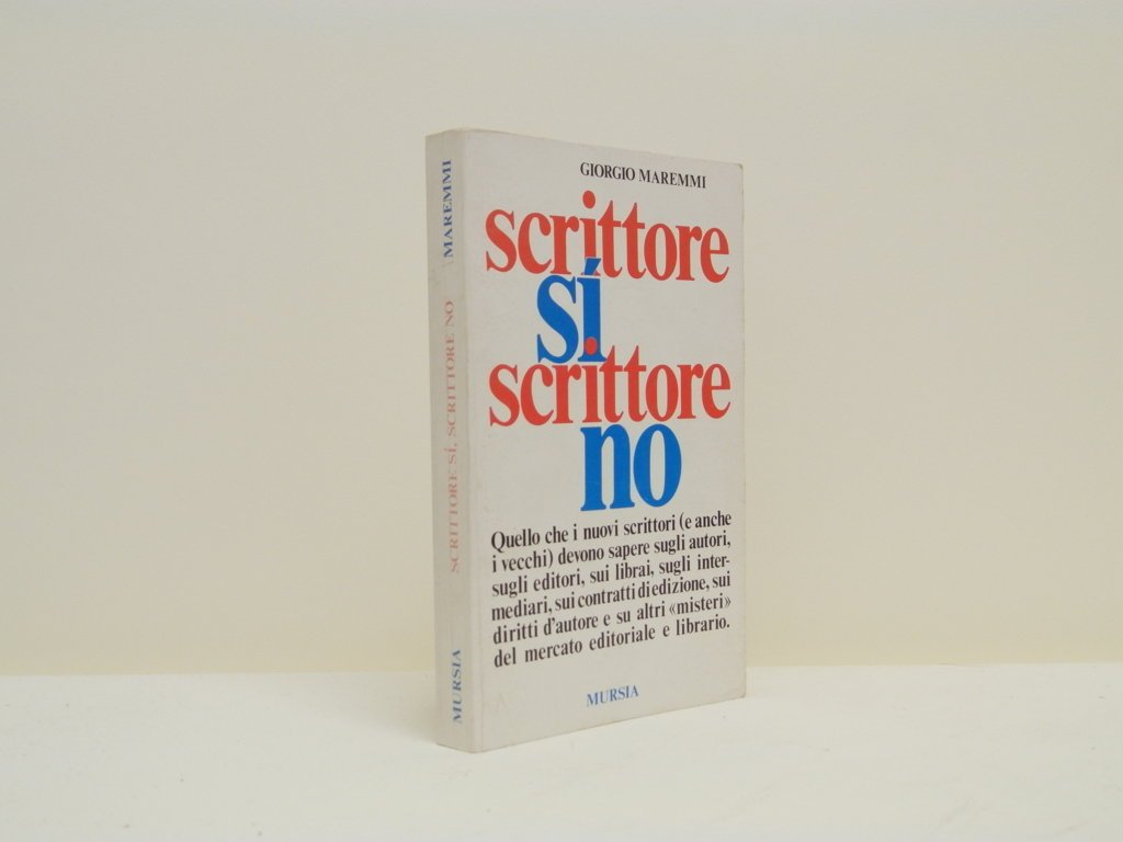 Scrittore sì. Scrittore no