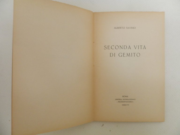Seconda vita di Gemito