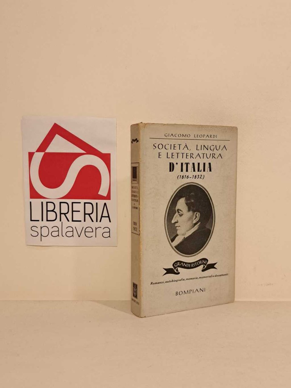 Societa, lingua e letteratura d'Italia : 1816-1832