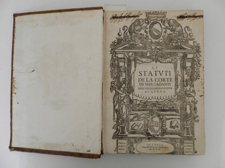 Statuti de la corte de mercadanti di Lucca. | Immagine Gallery 1