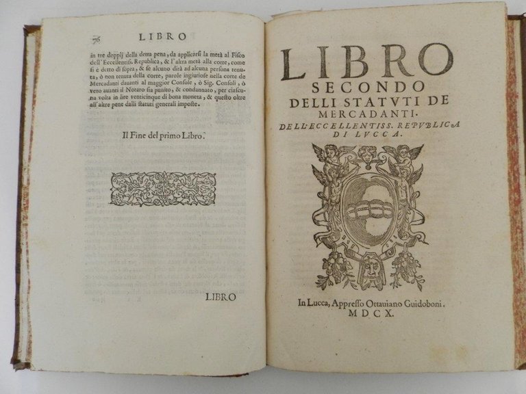 Statuti de la corte de mercadanti di Lucca.
