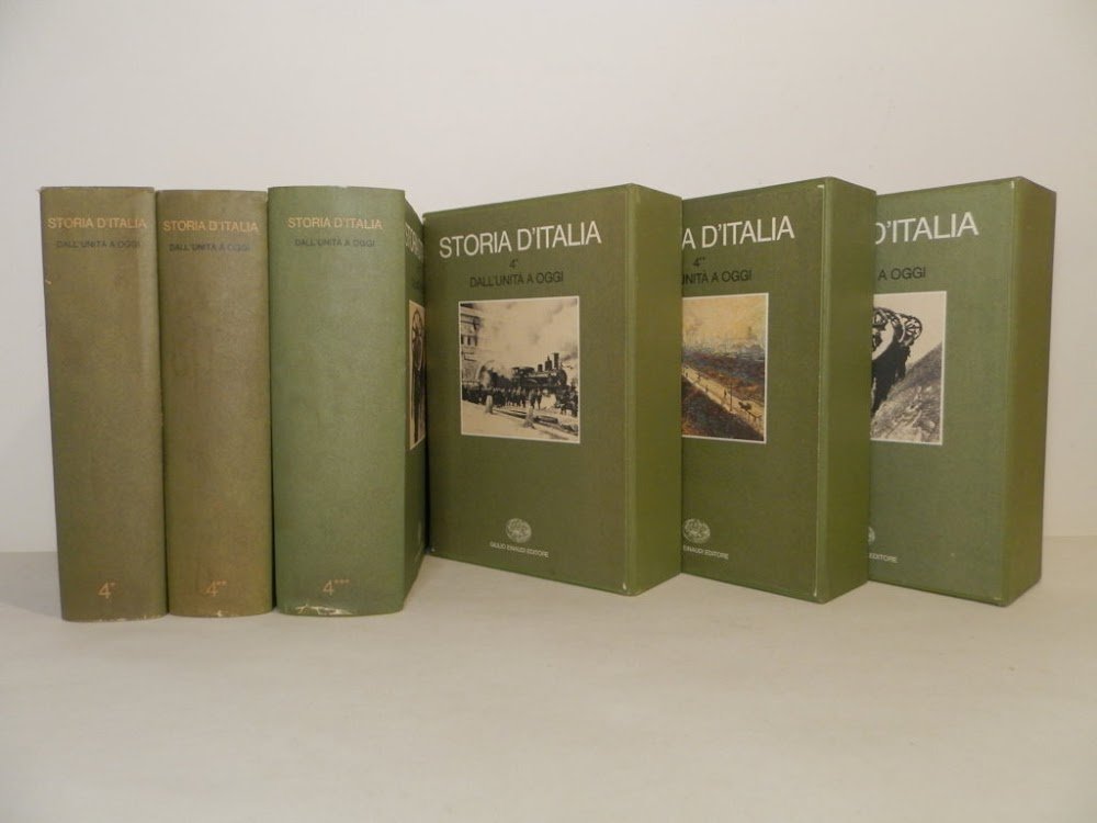 Storia d'Italia. Dall'unità ad oggi. 3 volumi completo.