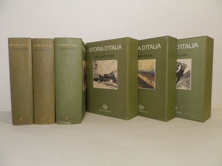 Storia d'Italia. Dall'unità ad oggi. 3 volumi completo.