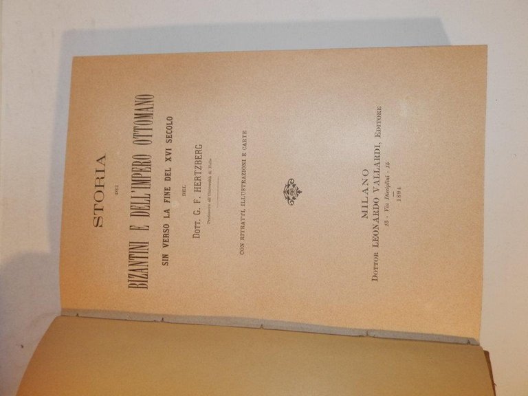 Storia dei bizantini e dell'impero ottomano sin verso la fine …