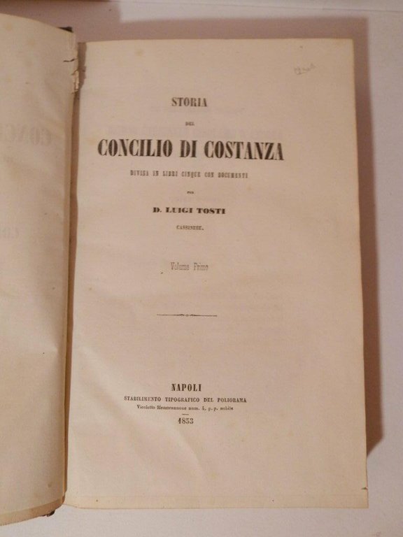 Storia del Concilio di Costanza divisa in libri cinque con …